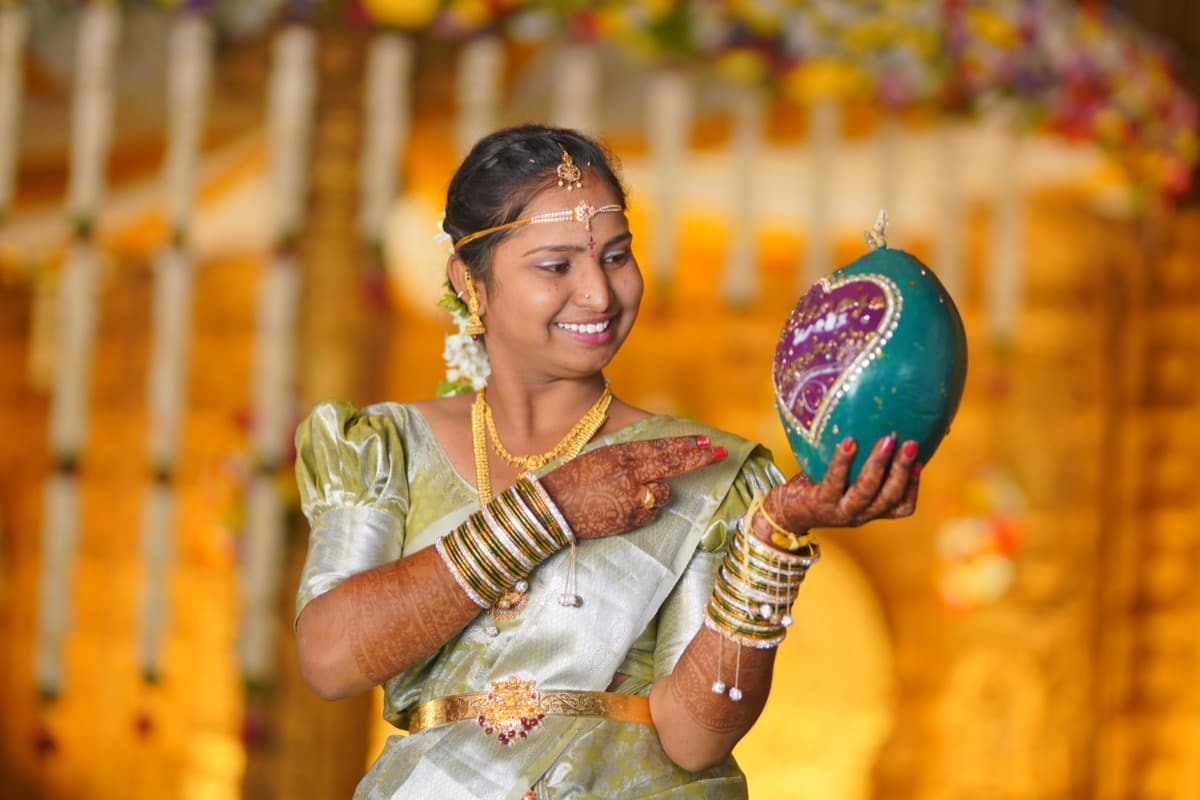 Wedding photography at Prashanthi Studio